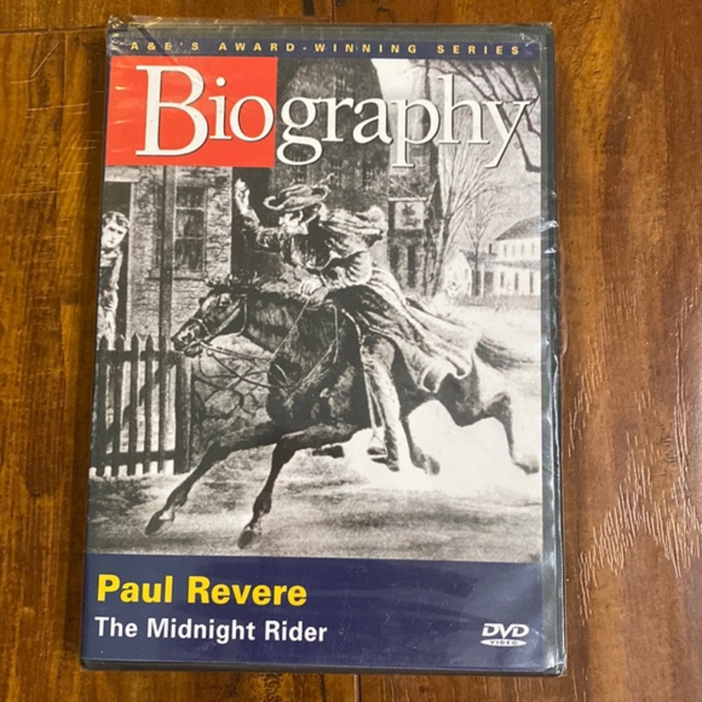 Biography Paul Revere The Midnight Rider A&E Archives Sealed DVD NEW